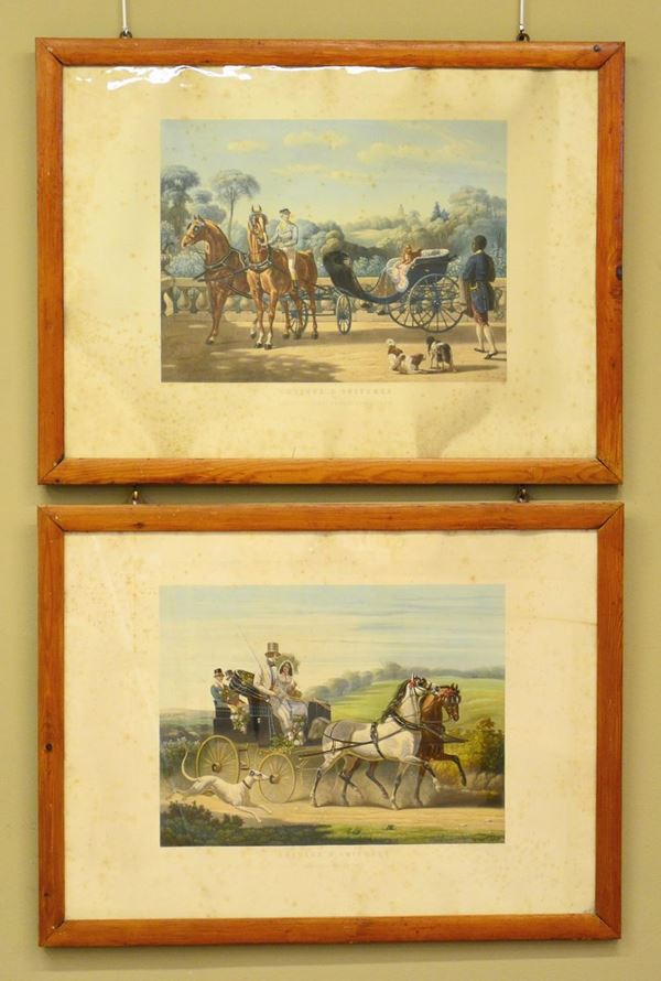 Scuola francese, sec. XIX  - Asta GIOIELLI, DIPINTI, ARREDI E OGGETTI D'ARTE - Poggio Bracciolini Casa d'Aste