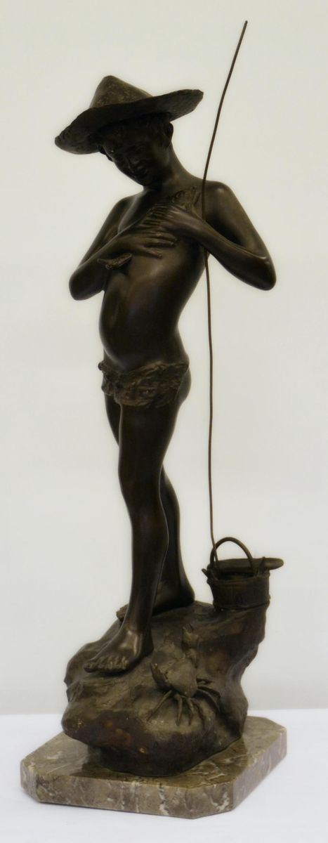 Scultura, sec. XX, in bronzo, raffigurante