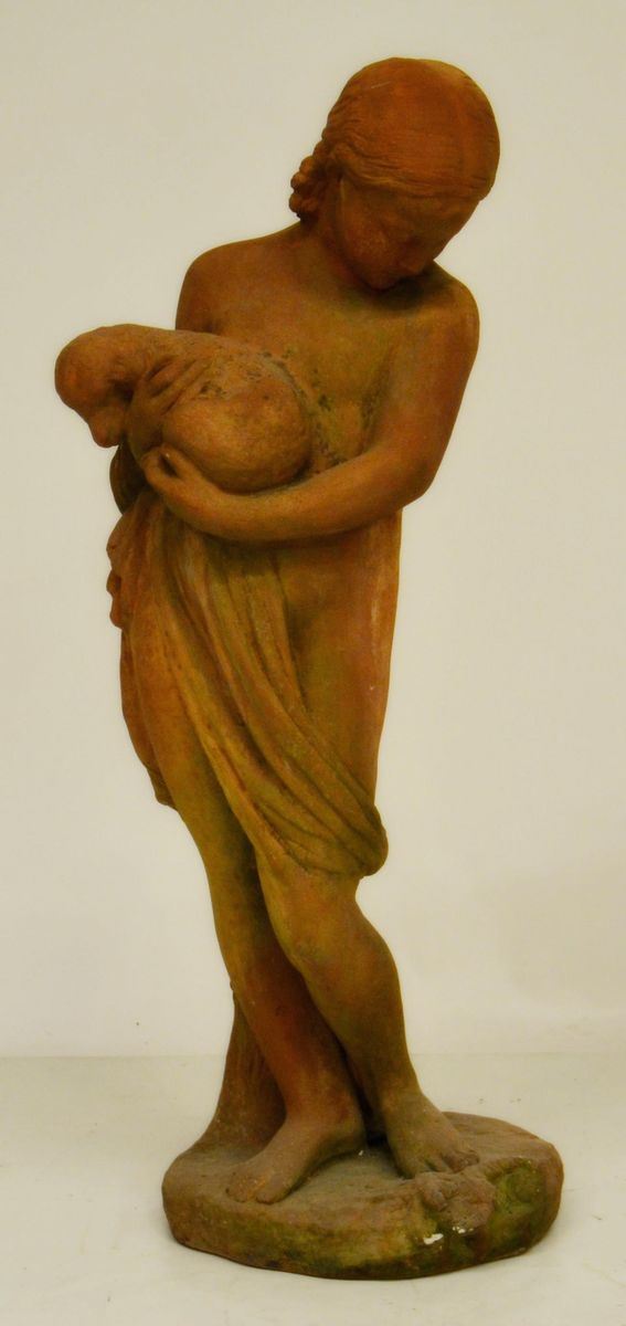 Scultura, sec. XX, in terracotta,
