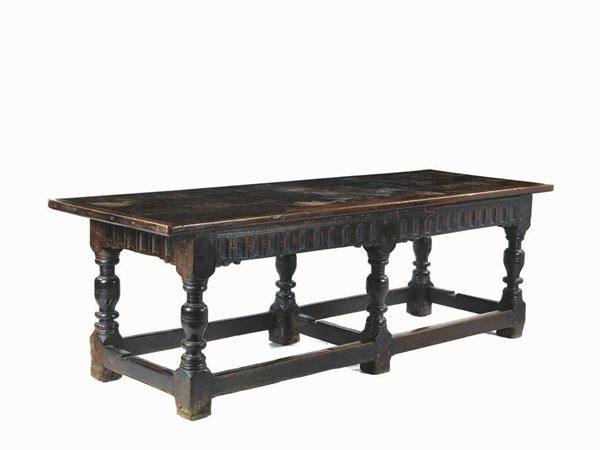 TAVOLO, SPAGNA, SEC. XVIII  - Asta GIOIELLI, DIPINTI, ARREDI E OGGETTI D'ARTE - Poggio Bracciolini Casa d'Aste