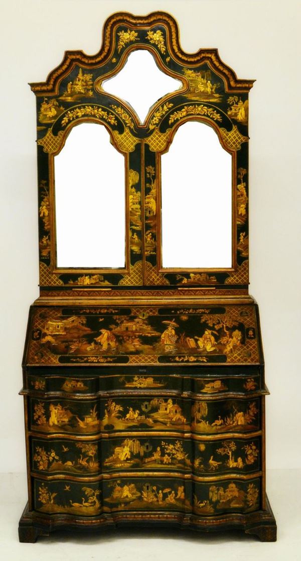 Trumeau, Veneto, sec. XVIII, in legno laccato