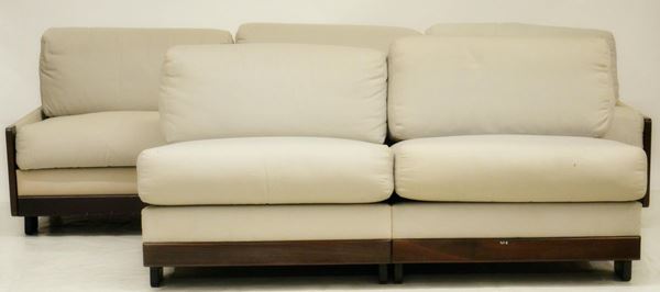 Divano con penisola, designer Luigi Caccia Dominioni,