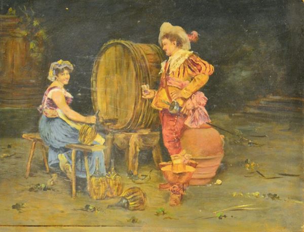 Scuola del sec. XIX  - Asta GIOIELLI, DIPINTI, ARREDI E OGGETTI D'ARTE - Poggio Bracciolini Casa d'Aste