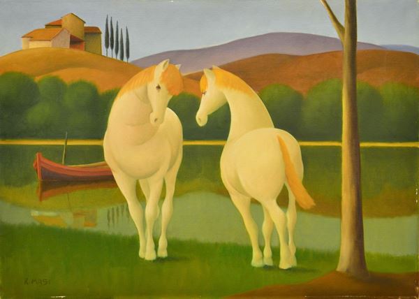 Roberto Masi  - Asta GIOIELLI, DIPINTI, ARREDI E OGGETTI D'ARTE - Poggio Bracciolini Casa d'Aste