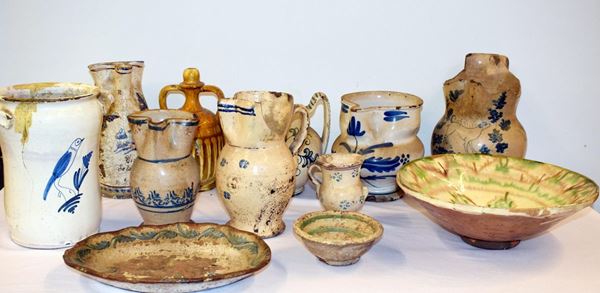 Lotto composto da dodici oggetti, sec. XIX/XX&nbsp;&nbsp;&nbsp;&nbsp;&nbsp;&nbsp;&nbsp;&nbsp;&nbsp;&nbsp;&nbsp;&nbsp;&nbsp;&nbsp;&nbsp;&nbsp;&nbsp;&nbsp;&nbsp;&nbsp;&nbsp;&nbsp;&nbsp;&nbsp;&nbsp;&nbsp;&nbsp;&nbsp;&nbsp;  - Asta ASTA A TEMPO - ANTIQUARIATO E COLLEZIONISMO - Poggio Bracciolini Casa d'Aste