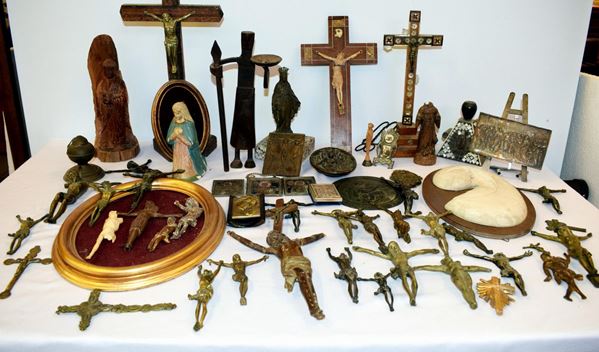 Lotto composto da cinquantacinque peezi , sec. XIX/XX                       - Asta ASTA A TEMPO - ANTIQUARIATO E COLLEZIONISMO - Poggio Bracciolini Casa d'Aste