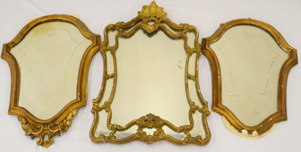 Specchiera e due ventoline, sec. XX,&nbsp;&nbsp;&nbsp;&nbsp;&nbsp;&nbsp;&nbsp;&nbsp;&nbsp;&nbsp;&nbsp;&nbsp;&nbsp;&nbsp;&nbsp;&nbsp;&nbsp;&nbsp;&nbsp;&nbsp;&nbsp;&nbsp;&nbsp;&nbsp;&nbsp;&nbsp;&nbsp;&nbsp;&nbsp;&nbsp;&nbsp;&nbsp;&nbsp;&nbsp;&nbsp;&nbsp;&nbsp;&nbsp;