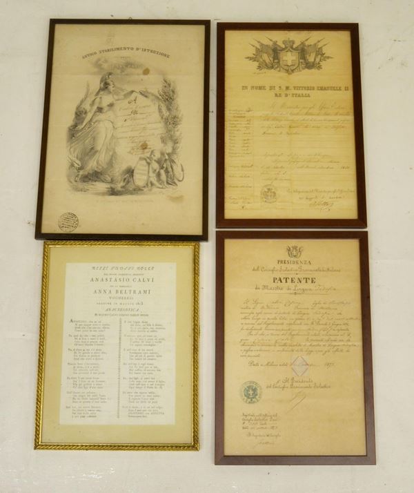 Tre onorificenze, sec. XIX, al sig. Calvi Cesare&nbsp;&nbsp;&nbsp;&nbsp;&nbsp;&nbsp;&nbsp;&nbsp;&nbsp;&nbsp;&nbsp;&nbsp;&nbsp;&nbsp;&nbsp;&nbsp;&nbsp;&nbsp;&nbsp;&nbsp;&nbsp;&nbsp;&nbsp;&nbsp;&nbsp;&nbsp;