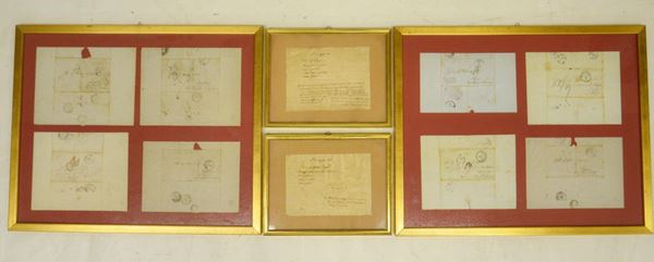 Due lettere e otto intastazioni per lettere,&nbsp;&nbsp;&nbsp;&nbsp;&nbsp;&nbsp;&nbsp;&nbsp;&nbsp;&nbsp;&nbsp;&nbsp;&nbsp;&nbsp;&nbsp;&nbsp;&nbsp;&nbsp;&nbsp;&nbsp;&nbsp;&nbsp;&nbsp;&nbsp;&nbsp;&nbsp;&nbsp;&nbsp;&nbsp;&nbsp;  - Asta ASTA A TEMPO - ANTIQUARIATO E COLLEZIONISMO - Poggio Bracciolini Casa d'Aste