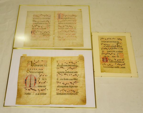 Tre antifonari, sec. XX, cm 50x35 e cm 58x77 (3)&nbsp;&nbsp;&nbsp;&nbsp;&nbsp;&nbsp;&nbsp;&nbsp;&nbsp;&nbsp;&nbsp;&nbsp;&nbsp;&nbsp;&nbsp;&nbsp;&nbsp;&nbsp;&nbsp;&nbsp;&nbsp;&nbsp;&nbsp;&nbsp;&nbsp;&nbsp;