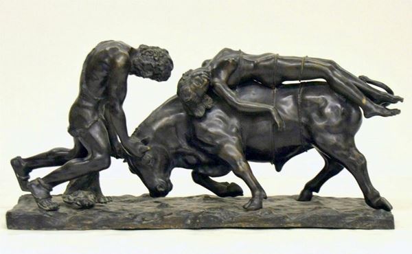 Scultura, sec. XX, in bronzo, raffigurante