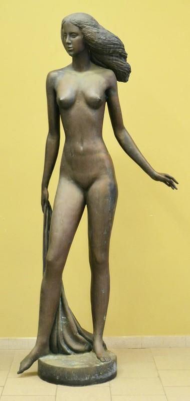 Scultura, inizi sec. XX, in bronzo,