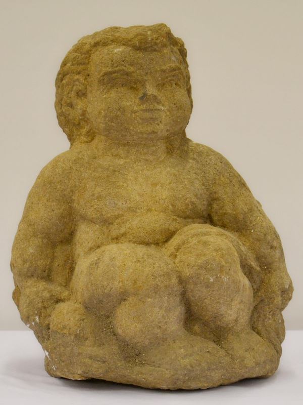 Scultura, sec. XVI, in pietra scolpita,  - Asta GIOIELLI, ARREDI D'ANTIQUARIATO, DIPINTI E SCULTURE - Poggio Bracciolini Casa d'Aste