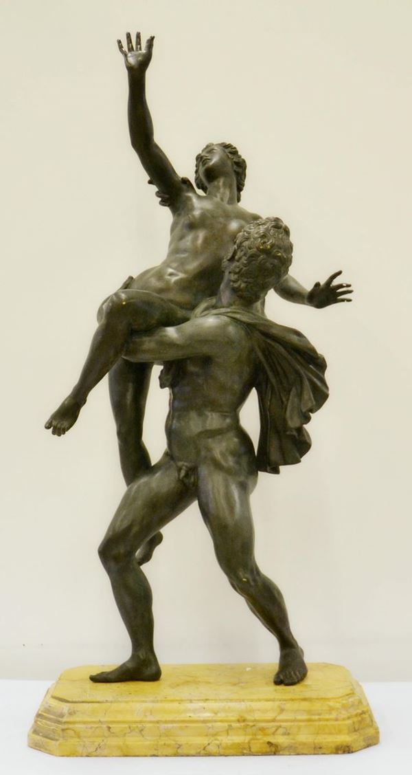 Scultura, sec. XX, in bronzo, raffigurante