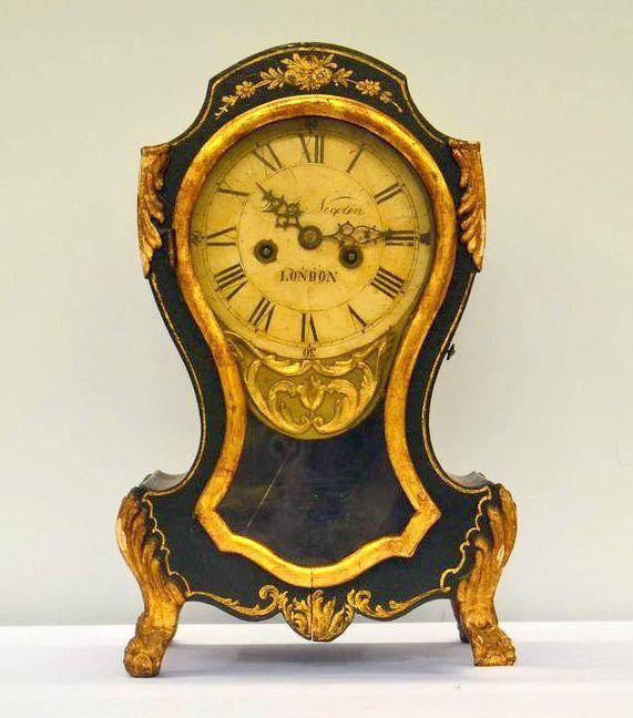 Orologio da tavolo, Inghilterra, inizi sec. XX, in legno,