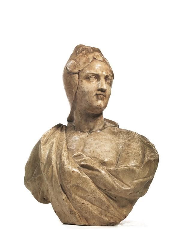 COPPIA DI BUSTI, SECOLO XVIII                                             