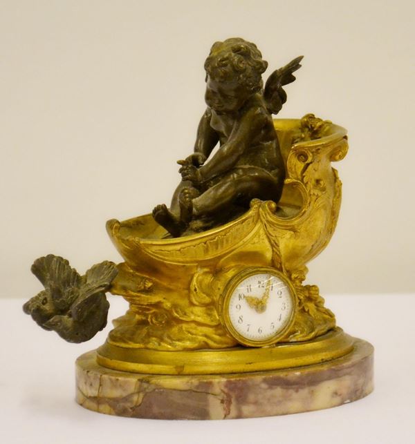 Orologio da tavolo, sec. XIX,