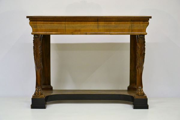  Consolle, inizi sec. XX  - Asta GIOIELLI, ARREDI D'ANTIQUARIATO, DIPINTI E SCULTURE - Poggio Bracciolini Casa d'Aste
