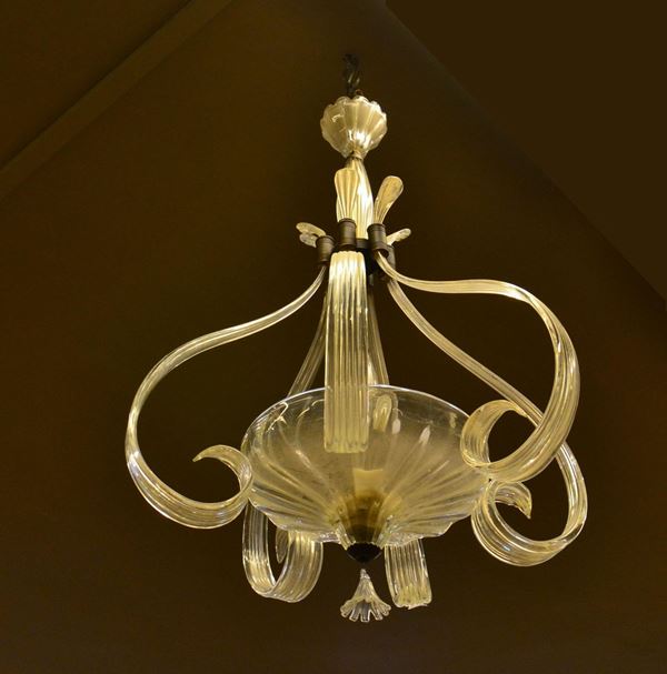 Lampadario, met&agrave;&nbsp; sec. XX,