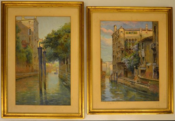 Scuola italiana, sec. XX  - Asta GIOIELLI, ARREDI D'ANTIQUARIATO, DIPINTI E SCULTURE - Poggio Bracciolini Casa d'Aste