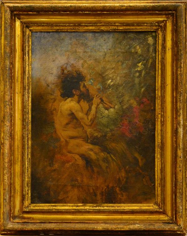Scuola italiana, sec. XIX  - Asta GIOIELLI, ARREDI D'ANTIQUARIATO, DIPINTI E SCULTURE - Poggio Bracciolini Casa d'Aste