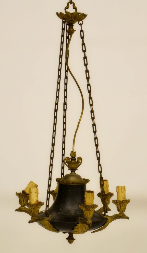 Lampadario, tardo Impero,