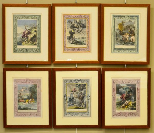 Scuola francese, sec. XIX  - Asta GIOIELLI, ARREDI D'ANTIQUARIATO, DIPINTI E SCULTURE - Poggio Bracciolini Casa d'Aste