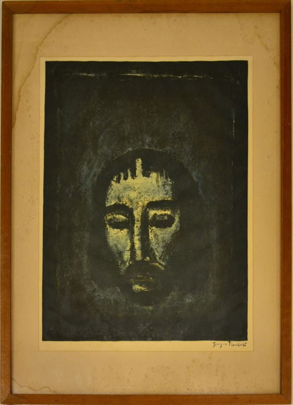 Georges Rouault                                                             - Asta GIOIELLI, ARREDI D'ANTIQUARIATO, DIPINTI E SCULTURE - Poggio Bracciolini Casa d'Aste