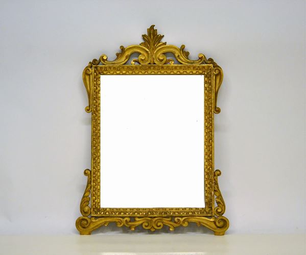Specchiera, sec XIX,  - Asta GIOIELLI, ARREDI D'ANTIQUARIATO, DIPINTI E SCULTURE - Poggio Bracciolini Casa d'Aste