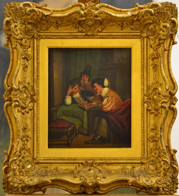 Scuola del sec. XIX  - Asta GIOIELLI, ARREDI D'ANTIQUARIATO, DIPINTI E SCULTURE - Poggio Bracciolini Casa d'Aste