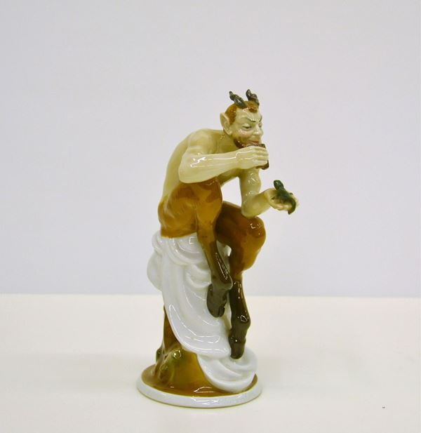 Scultura, Germania, sec. XX, in porcellana decorata