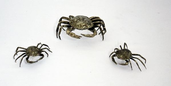 TRE SALIERE, SEC. XX  - Asta GIOIELLI, ARGENTI, ARREDI, OGGETTI D'ARTE E DIPINTI - Poggio Bracciolini Casa d'Aste