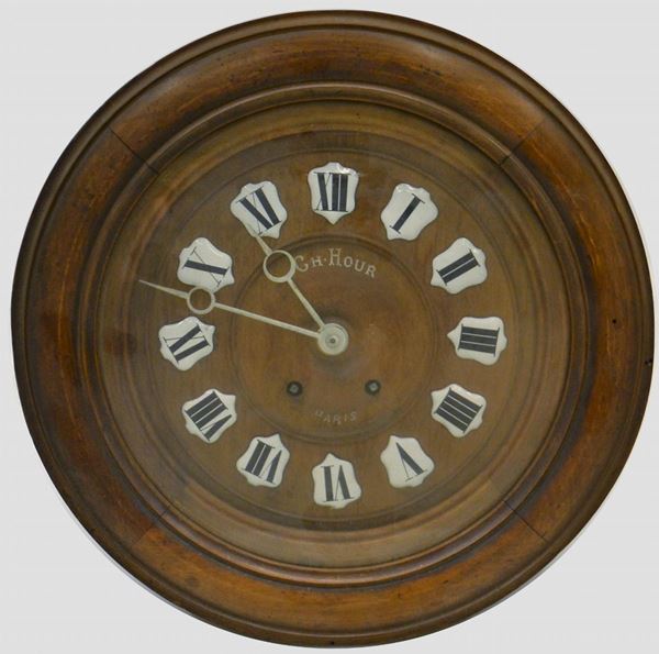 Orologio da muro, Parigi, sec. XX,&nbsp;&nbsp;&nbsp;&nbsp;&nbsp;&nbsp;&nbsp;&nbsp;&nbsp;&nbsp;&nbsp;&nbsp;&nbsp;&nbsp;&nbsp;&nbsp;&nbsp;&nbsp;&nbsp;&nbsp;&nbsp;&nbsp;&nbsp;&nbsp;&nbsp;&nbsp;&nbsp;&nbsp;&nbsp;&nbsp;&nbsp;&nbsp;&nbsp;&nbsp;&nbsp;&nbsp;&nbsp;&nbsp;&nbsp;&nbsp;
