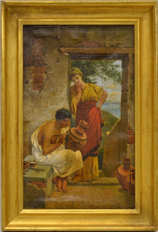 Luigi Bazzani  - Asta GIOIELLI, ARGENTI, ARREDI, OGGETTI D'ARTE E DIPINTI - Poggio Bracciolini Casa d'Aste