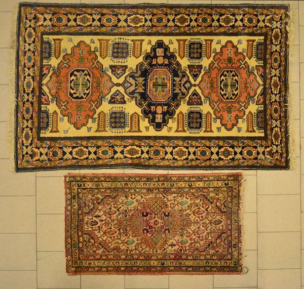 Due tappeti, Caucaso, sec. XX,