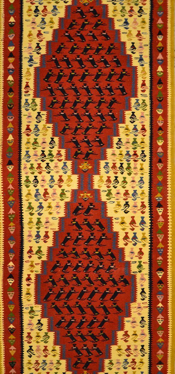 Galleria persiana, fondo a figure di animali stilizzati
