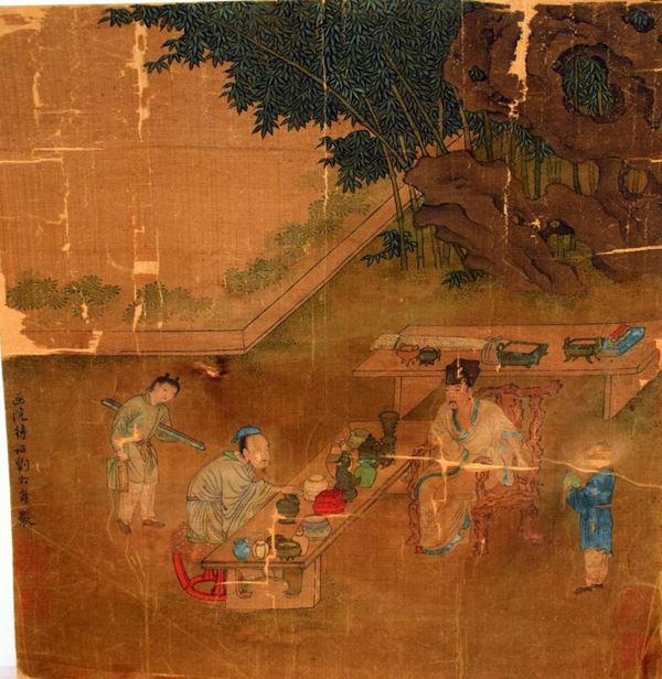 Dipinto, Cina sec. XVIII/XIX
