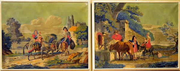 Scuola francese, sec. XIX,