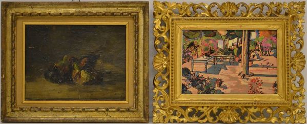 Scuola italiana, sec. XIX  - Asta GIOIELLI, ARGENTI, ARREDI, OGGETTI D'ARTE E DIPINTI - Poggio Bracciolini Casa d'Aste