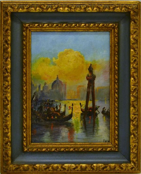 Scuola Italiana, sec. XX  - Asta GIOIELLI, ARGENTI, ARREDI, OGGETTI D'ARTE E DIPINTI - Poggio Bracciolini Casa d'Aste