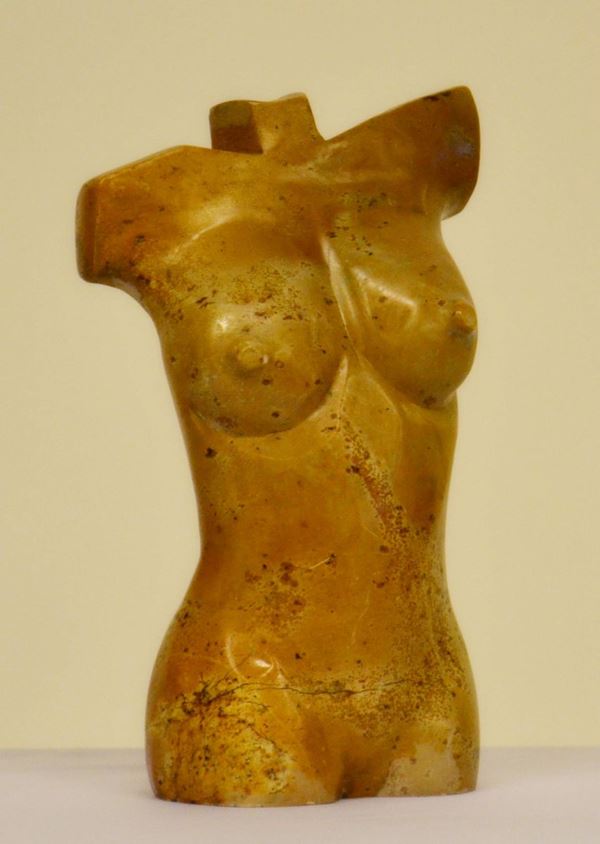 Scultura, sec. XX, in marmo raffigurante
