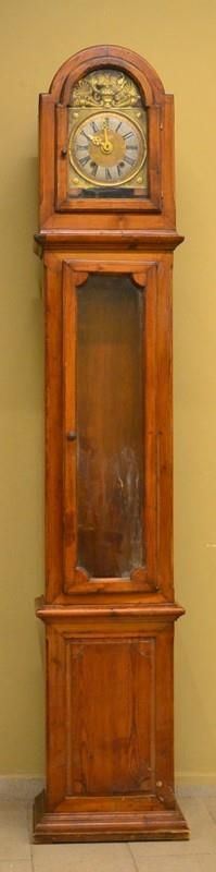 Orologio a colonna, sec. XIX, cassa in abete,&nbsp;&nbsp;&nbsp;&nbsp;&nbsp;&nbsp;&nbsp;&nbsp;&nbsp;&nbsp;&nbsp;&nbsp;&nbsp;&nbsp;&nbsp;&nbsp;&nbsp;&nbsp;&nbsp;&nbsp;&nbsp;&nbsp;&nbsp;&nbsp;&nbsp;&nbsp;&nbsp;&nbsp;&nbsp;  - Asta ASTA A TEMPO - ANTIQUARIATO E COLLEZIONISMO - Poggio Bracciolini Casa d'Aste