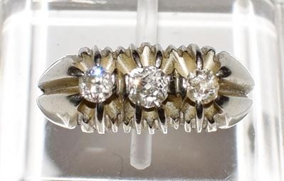 Anello in Oro Bianco e Diamanti