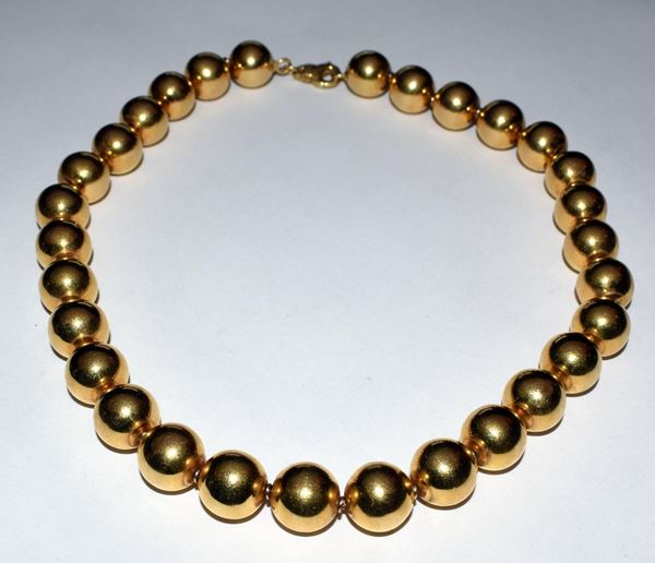 COLLANA GIROCOLLO IN ORO GIALLO                                           
