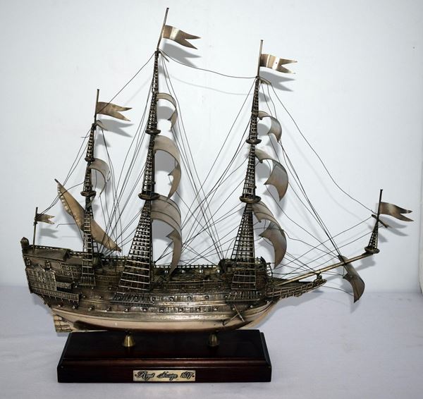 Modellino di veliero Royal Sovereign 1637                                 