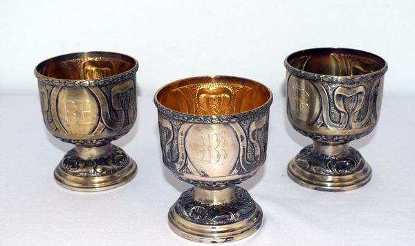 DODICI COPPE, BRANDIMARTE , SEC. XX  - Asta GIOIELLI, ARREDI D'ANTIQUARIATO, DIPINTI E SCULTURE - Poggio Bracciolini Casa d'Aste