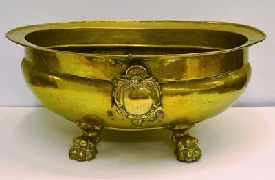 Braciere Ovale, Sec. XVII, in Ottone,
