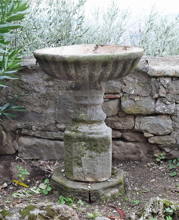 Fonte battesimale, sec. XIX,                                              
