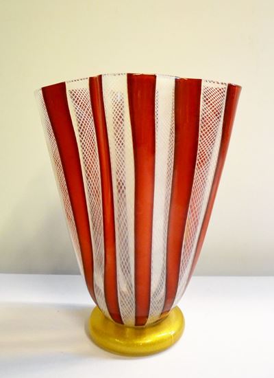 Vaso, Sec. XX, in Vetro di Murano