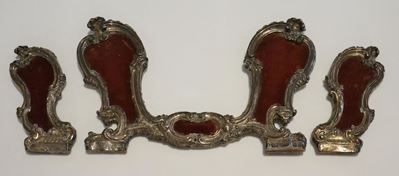 Portareliquie, Sec. XVIII, Entro Cornici in Argento Sbalzato,